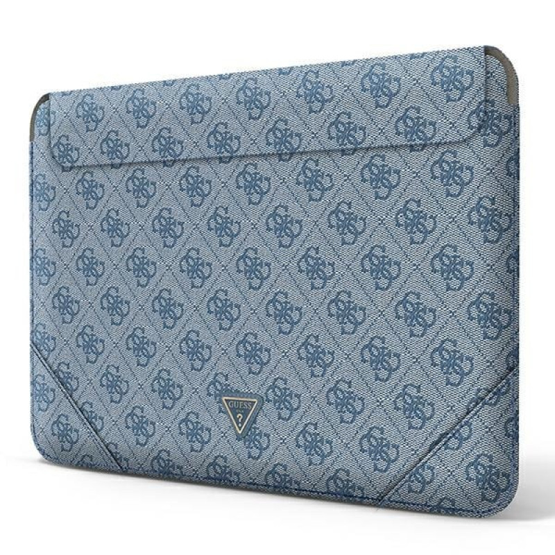 Guess GUCS16P4TB Laptophülle 16 Zoll, 4G Uptown Triangle, blau