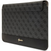 Guess GUCS14PS4SGK Laptophülle 14 Zoll, 4G Stripe Metal Logo, schwarz