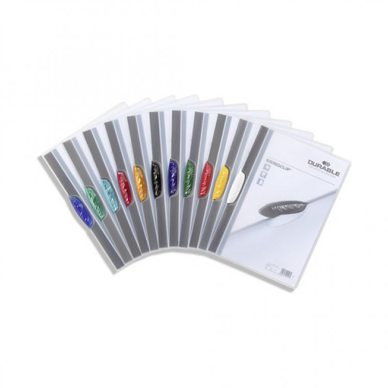 Durable SWINGCLIP 30 A4 Schnellhefter 226000, transparent (25 Stück)