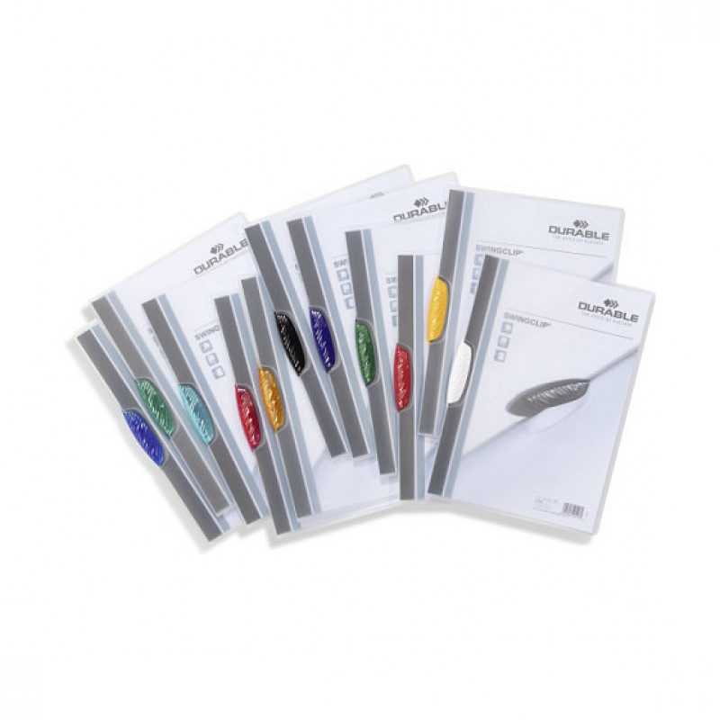 Durable SWINGCLIP 30 A4 Schnellhefter 226000, transparent (25 Stück)
