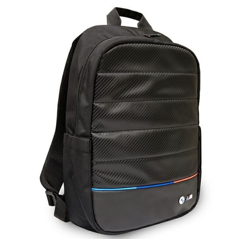 BMW BMBP15COCARTCBK Rucksack 16 Zoll, Carbon Tricolor, schwarz