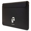 Karl Lagerfeld KLCS14SAKCPMK Laptophülle für 14", schwarz, Saffiano Karl&Choupette
