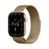 Apple Watch Series 12 GPS + Cellular 46 mm Radiant Gold Titanium Case mit Radiant Gold Milanese Loop, M/L