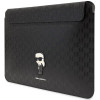 Karl Lagerfeld KLCS14SAKHPKK Laptophülle für 14 Zoll, schwarz, Saffiano Monogram Ikonik