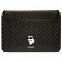 Karl Lagerfeld KLCS14SAKHPCK Laptophülle für 14 Zoll, schwarz, Saffiano Monogram Choupette