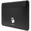 Karl Lagerfeld KLCS14SAKHPCK Laptophülle für 14 Zoll, schwarz, Saffiano Monogram Choupette