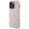 Guess GUBPM5P15X4GEMGP Apple iPhone 15 Pro Max Hartschalenhülle + 5000 mAh MagSafe-Powerbank-Set, 4G Metal Logo, pink