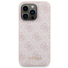 Guess GUBPM5P15X4GEMGP Apple iPhone 15 Pro Max Hartschalenhülle + 5000 mAh MagSafe-Powerbank-Set, 4G Metal Logo, pink