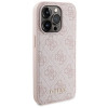 Guess GUBPM5P15X4GEMGP Apple iPhone 15 Pro Max Hartschalenhülle + 5000 mAh MagSafe-Powerbank-Set, 4G Metal Logo, pink