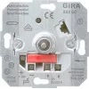 Gira 030900 Dimmer und Schalter, Unterputzeinsatz, metallic