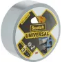 3M 1900 Silbernes Gewebeband, 48 mm x 50 m, 6 Rollen – Vielseitiges Bündeln, Reparieren, Abdichten 7100205300