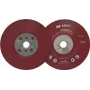 3M 64858 Hochleistungs-Flachstützteller, Rot, 125 mm, M14, Flexibel