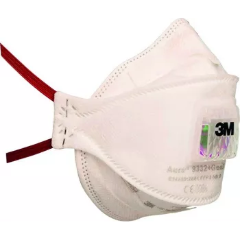 3M Aura 9332+ GEN3 FFP3 NR D Einweg-Atemschutzmaske mit Cool Flow Ventil
