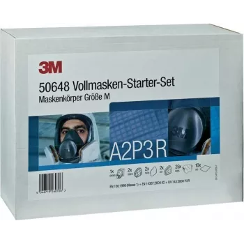 3M Vollmaske Starterset 6000 Serie Medium mit A2P2 Filtern (DE272919916)