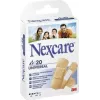 3M Nexcare Universal Pflaster, 20 gemischte Strips, hautfarben, atmungsaktiv & wasserabweisend, latexfrei (N0320AS)