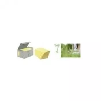 3M Post-it Recycling Notes Haftnotizen, 76 x 76 mm, gelb (6541B)