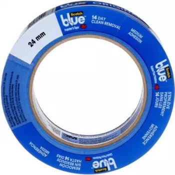 3M ScotchBlue 2090 Maler-Abdeckband, Blau, 24 mm x 41 m, 3 Rollen 20902441P3