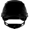 3M SecureFit X5512V-CE-4 belüfteter Sicherheitshelm mit UV-Indikator, Schwarz, EN 397