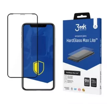 3MK Apple iPhone 11 Pro Max Black HardGlass Max Lite Screen Protector