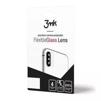 3MK Apple iPhone X/XS FlexibleGlass Kamera-Glaslinse (4 Stk.)