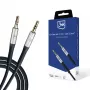 3MK AUX-Kabel Klinke 3,5 mm - Klinke 3,5 mm, 1 m, Schwarz