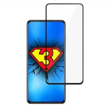 3MK Hard Glass Max Lite Displayschutzfolie für Xiaomi Poco X3 NFC / Poco X3 Pro - Schwarz