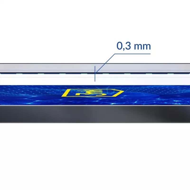 3MK HardGlass Lite Panzerglas-Displayschutzfolie für Xiaomi Redmi Note 12 5G / Poco X5 5G - Schwarz