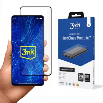 3MK HardGlass Lite Panzerglas-Displayschutzfolie für Xiaomi Redmi Note 12 5G / Poco X5 5G - Schwarz