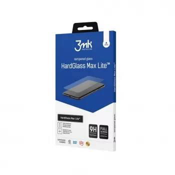3MK HardGlass Max Lite Tempered Glass Screen Protector für Samsung Galaxy S21 FE - Schwarz