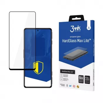 3MK HardGlass Max Lite Tempered Glass Screen Protector für Xiaomi POCO F4 GT / Redmi K50 Gaming Edition - Schwarz
