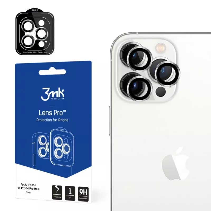3MK iPhone 14 Pro/14 Pro Max Lens Protection Pro Silber