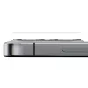 3MK Lens Pro Full Cover Kameralinsen-Schutz aus gehärtetem Glas für iPhone 14 Pro / 14 Pro Max mit Aluminiumrahmen und Montagerahmen (1 Stück, Schwarz)