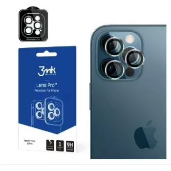 3MK Lens Protection Pro für iPhone 12 Pro - Kameralinsen-Schutz aus gehärtetem Glas (3er-Pack)