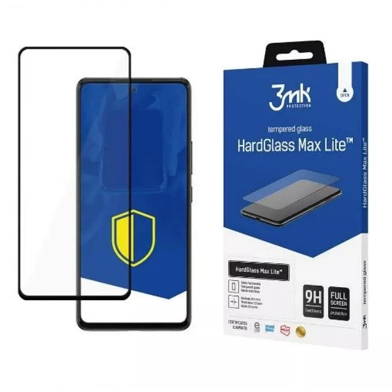 3MK Samsung Galaxy A53 5G Black HardGlass Max Lite