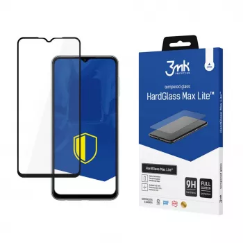 3MK Samsung Galaxy M23 5G Black - HardGlass Max Lite Tempered Glass Screen Protector