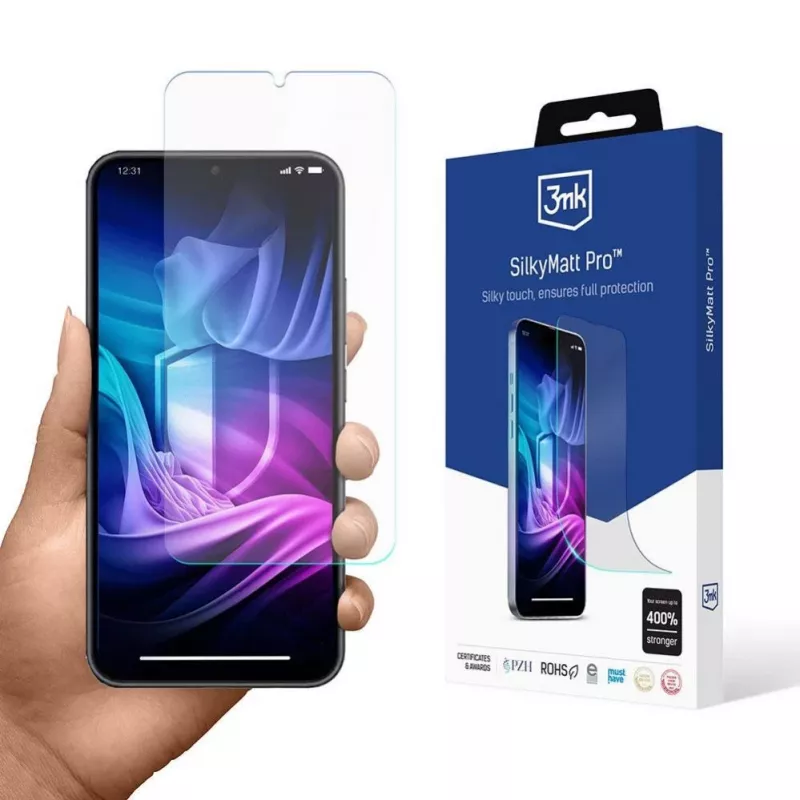 3MK Silky Matt Pro Case für Samsung Galaxy A34 5G - Schwarz