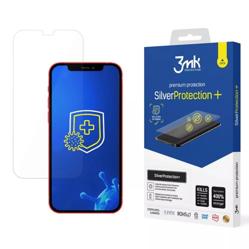 3MK SilverProtection+ Hybrid Film Screen Protector für Apple iPhone 12 / 12 Pro
