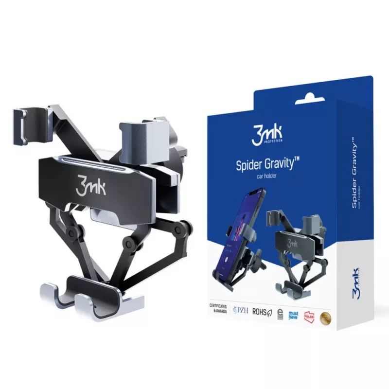 3MK Spider Gravity Car Holder Schwarz