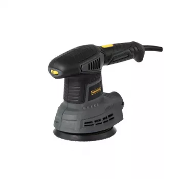 450W Exzenterschleifer, 125mm, Drehzahlregelung, Staubabsaugung, 3 Schleifblätter