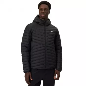 4F Herren M0852 Deep Black Frühjahr/Sommer Jacke mit DWR-Beschichtung, Größe L