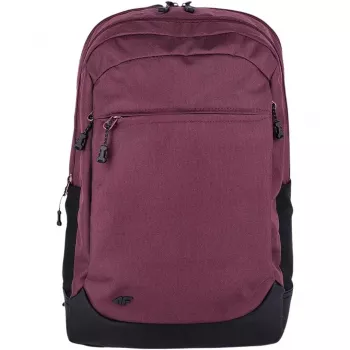 4F U274 Rucksack 20L Burgund Unisex Freizeit Schulrucksack