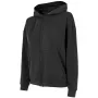 4F Damen Deep Black Sweatshirt mit Rundhalsausschnitt H4Z22 BLD041 20S M