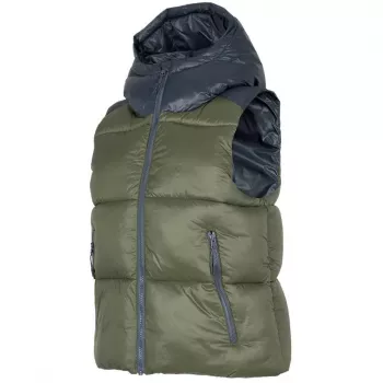 4F Damen Khaki Steppweste H4Z22 KUDP004 43S Größe M