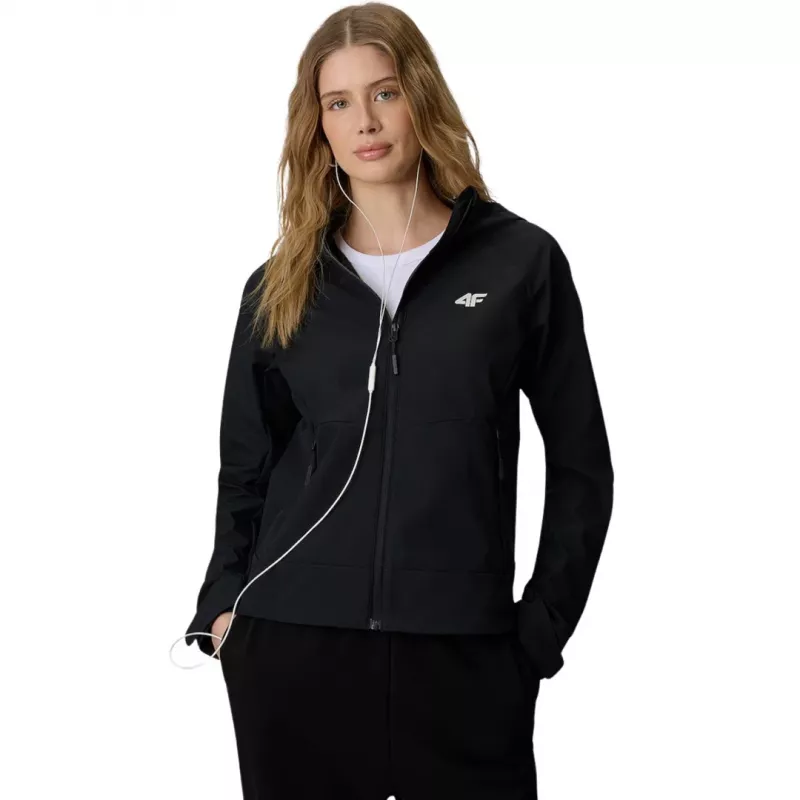 4F Damen Softshelljacke F546 Deep Black 2XL