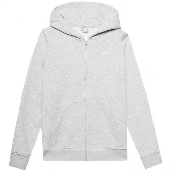 4F Damen-Sweatshirt F0956 Cool Light Gray Melange Größe S