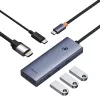 5-in-1 Hub Baseus UltraJoy Series USB-C auf HDMI 4K@30Hz + 3x USB 3.0 + 1x PD (Grau)