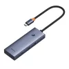 5-in-1 Hub Baseus UltraJoy Series USB-C auf HDMI 4K@30Hz + 3x USB 3.0 + 1x PD (Grau)