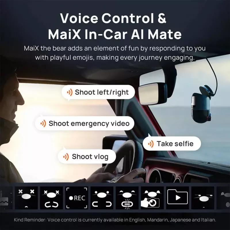 70mai Dash Cam 4K Omni X800 Schwarz