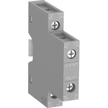 ABB CAL4-11 Hilfskontaktblock 1NO+1NC Frontmontage Schraubklemmen (1SBN010120R1011)