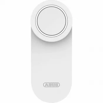 ABUS ABLO10000W Funk-Türschlossantrieb – Aufputzmontage für Euro-Profilzylinder, Weiß
